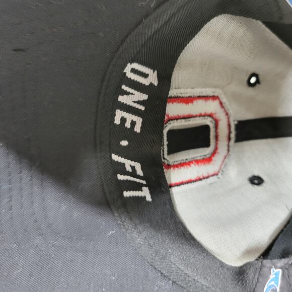 Vintage Ohio State Buckeyes Cap Unisex One Size Black‎ Red Logo One Fit Football - Picture 5 of 12